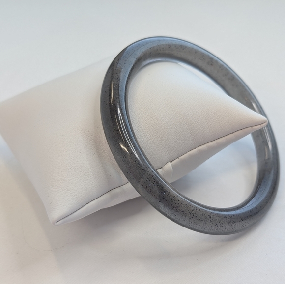 Smokey Glitter Bangle Bracelet- Small - Handmade - Picture 4 of 10
